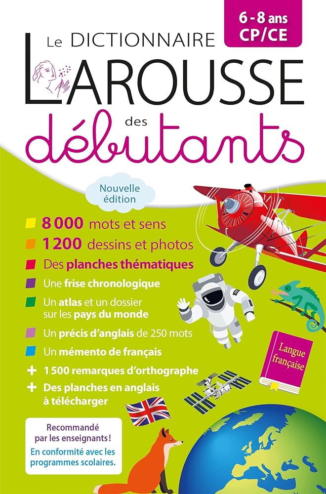 Larousse dictionnaire des débutants 6/8 ans CP/CE cover image