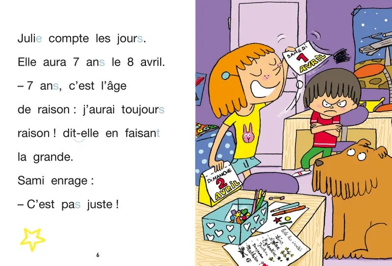 Sami et Julie: L'anniversaire de Julie | Ages 6+ (CP/niveau 2) - Will et Max Books