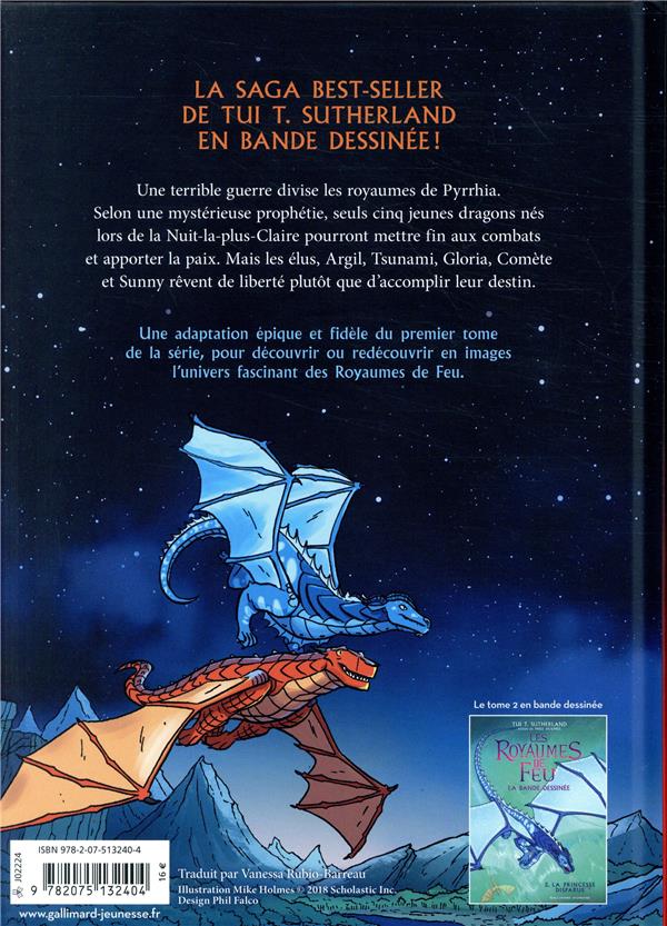Les Royaumes de Feu en Bande Dessinée - La Prophétie T1 - A Global Dragon Epic | Ages 9-13 (Collège)