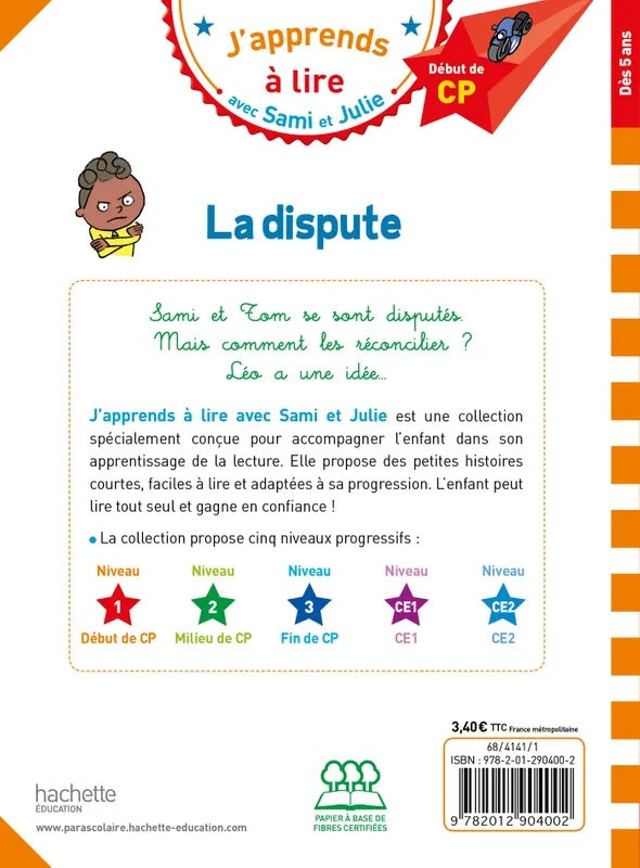 Sami et Julie: La dispute - French Children's Book | Ages 6+ (début de CP) - Will et Max Books