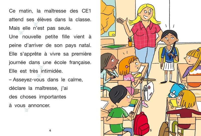 La nouvelle élève - French Children's Book | Ages 6-8 (CE1) - Will et Max Books