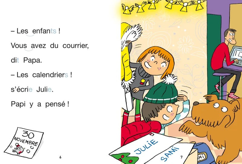 Sami et Julie: Sami et Julie attendent Noël | Ages 6+ (CP/niveau 2) - Will et Max Books