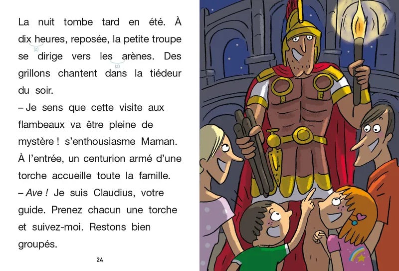 Sami et Julie chez les Romains - French Children's Book | Ages 6-8 (CE1) - Will et Max Books