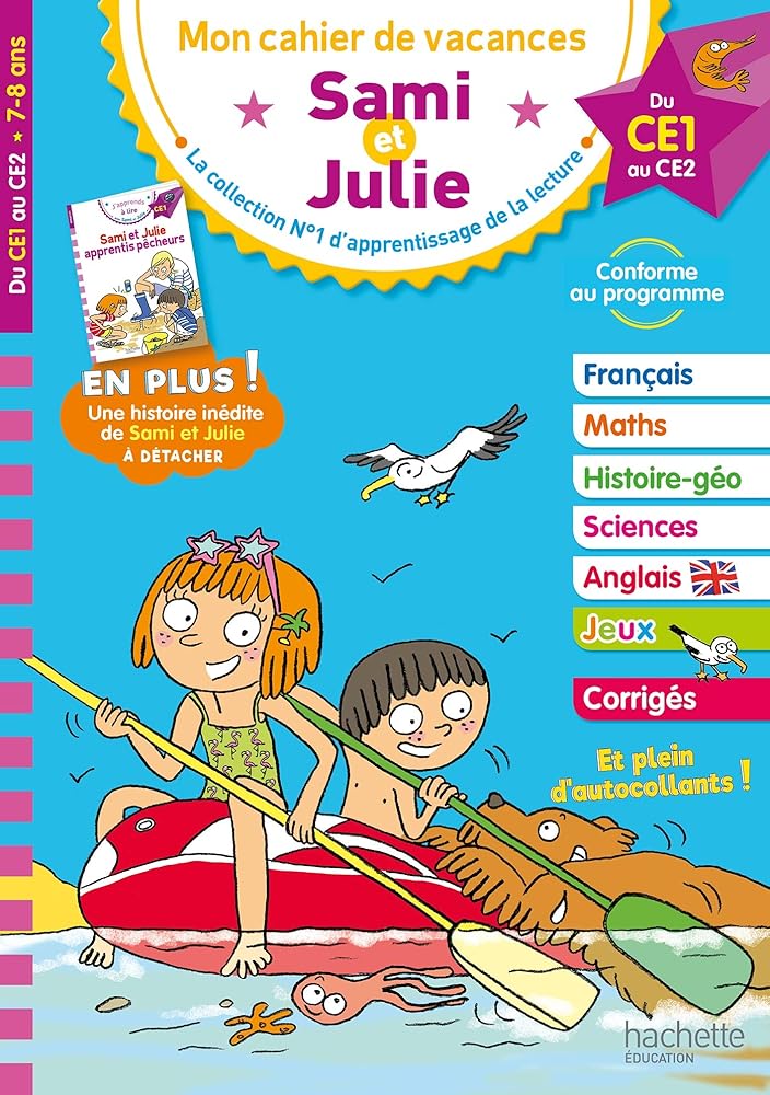 Sami et Julie - Du CE1 au CE2 - Cahier de vacances 2025 cover image