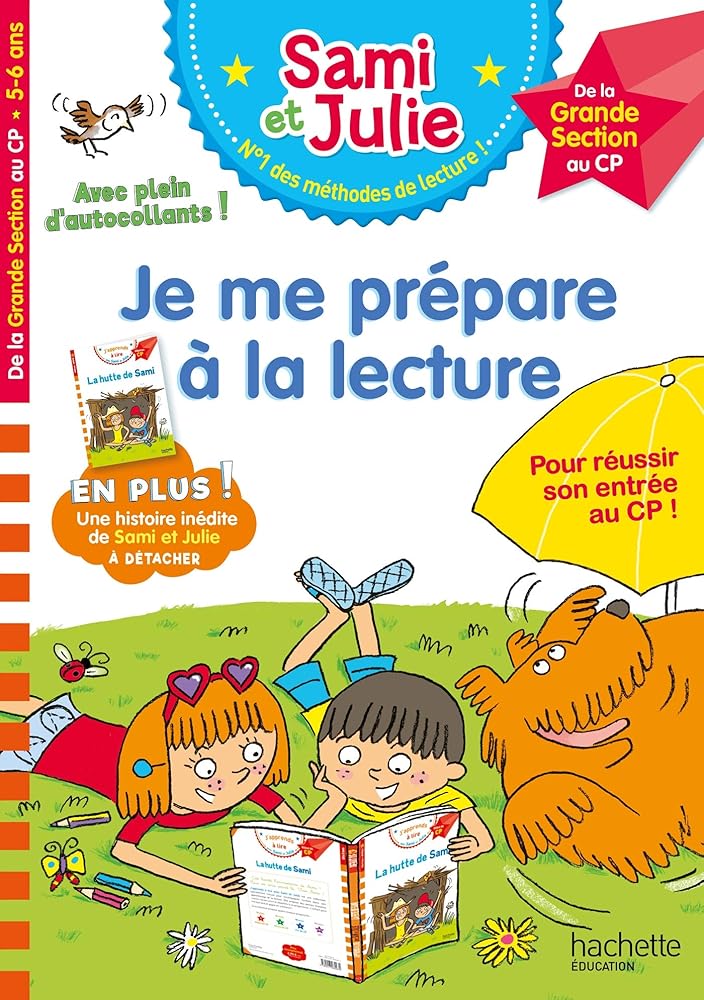 Sami et Julie - Je me prépare à la lecture de la Grande Section au CP - Cahier de vacances 2025 cover image