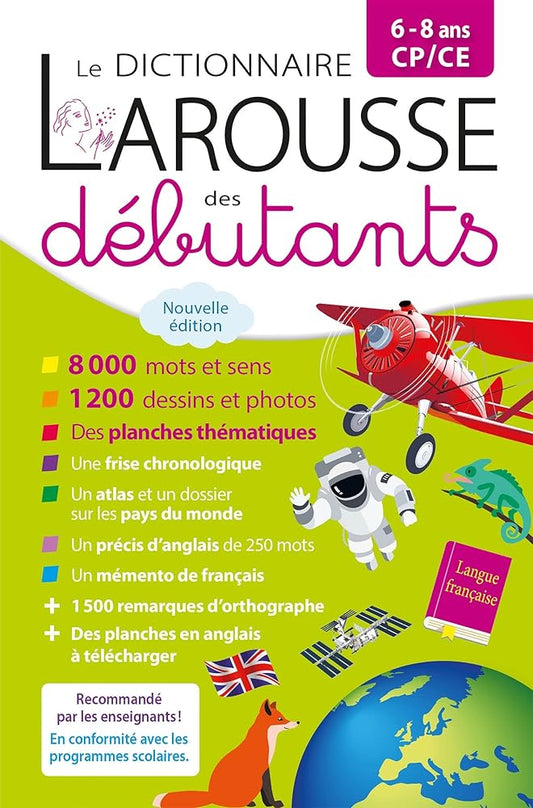 Larousse dictionnaire des débutants 6/8 ans CP/CE cover image