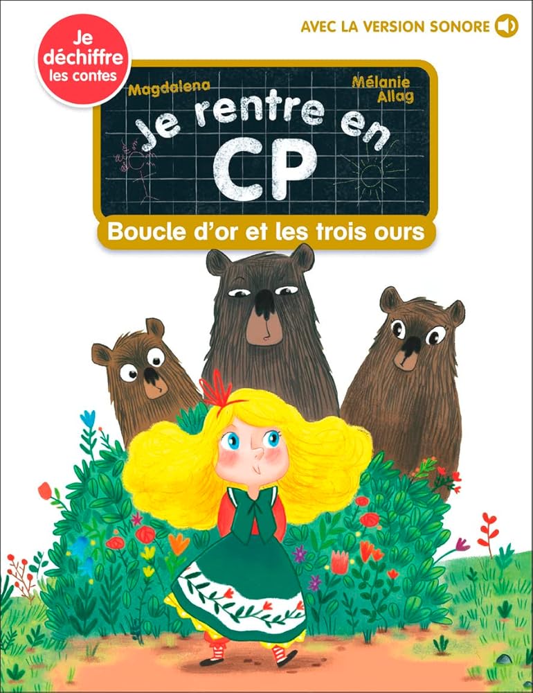 Boucle d'or et les trois ours: Je déchiffre cover image