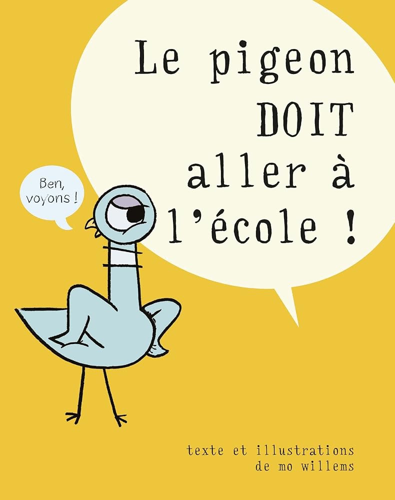 Le pigeon doit aller à l'école ! cover image