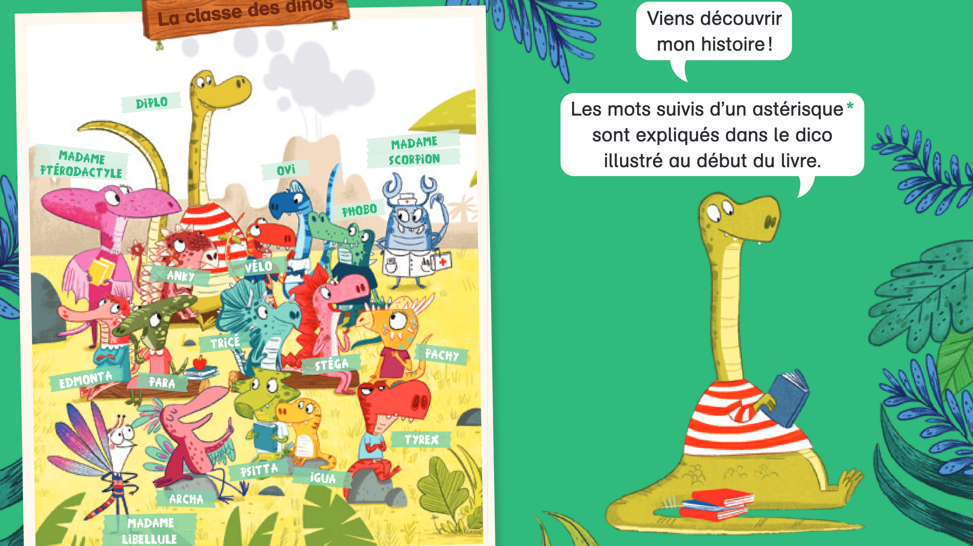 L'école des dinos - Diplo est un héros - French Children's Book | Ages 6-8 (Moyenne Section-CP) - Will et Max Books