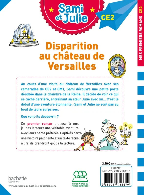 Disparition au chateau de Versailles - French Children's Book | Ages 8-10 - Will et Max Books