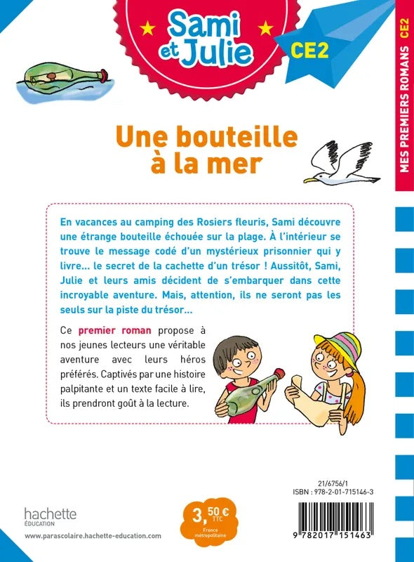 Sami et Julie: Une bouteille à la mer - French Children's Book | Ages 8-9 (CE2) - Will et Max Books