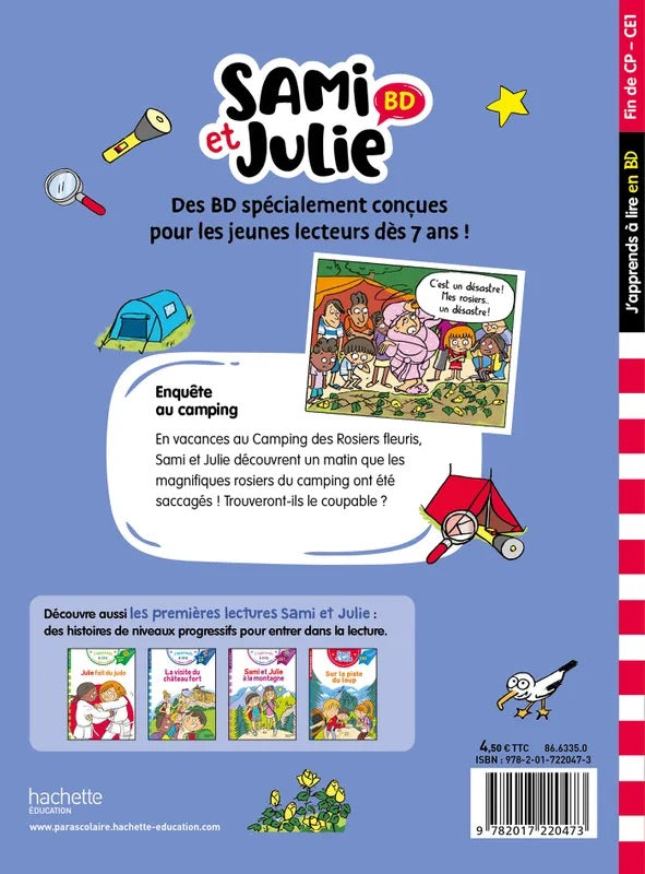 Sami et Julie: Enquête au camping - French Children's Book | Ages 7+ - Will et Max Books