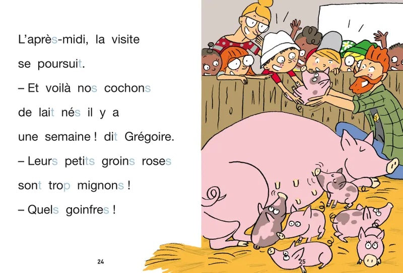 Sami et Julie: Sami à la ferme - French Children's Book | Ages 6-7 (milieu de CP) - Will et Max Books