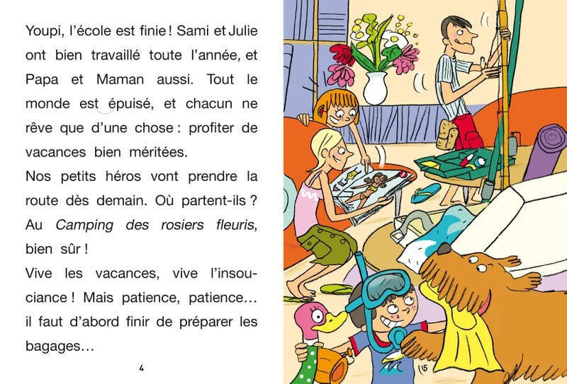 Sami et Julie: Vive les vacances! - French Children's Book | Ages 6-8 (CE1) - Will et Max Books